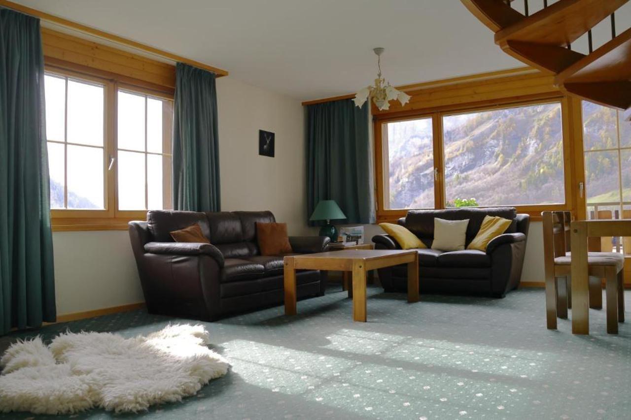Touristen-Chalet Leukerbad Buitenkant foto