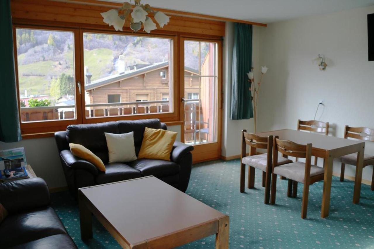 Touristen-Chalet Leukerbad Buitenkant foto