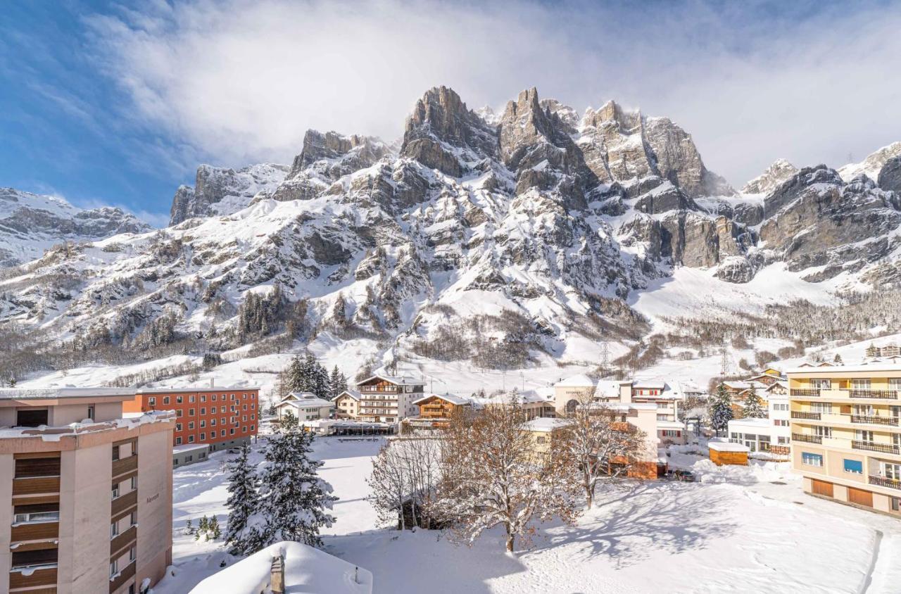 Touristen-Chalet Leukerbad Buitenkant foto