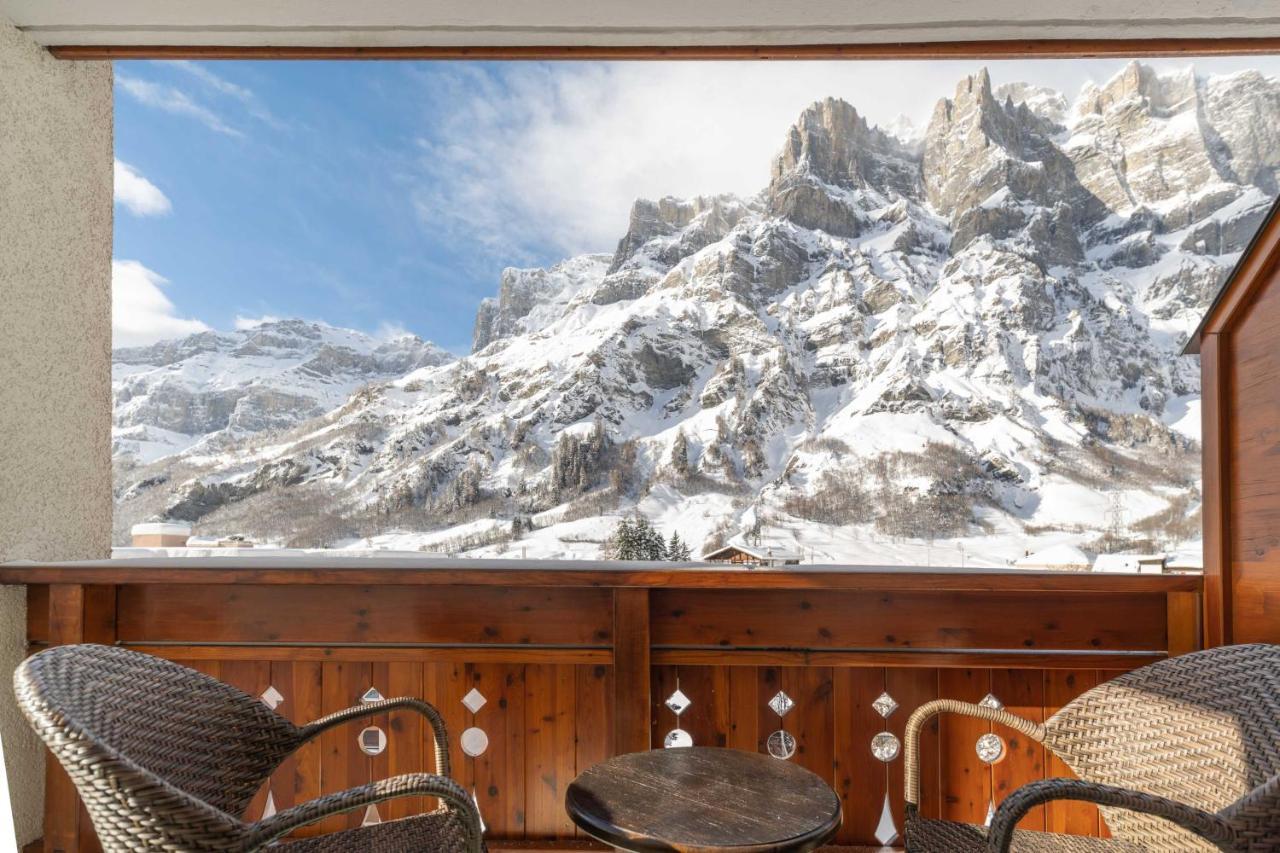 Touristen-Chalet Leukerbad Buitenkant foto