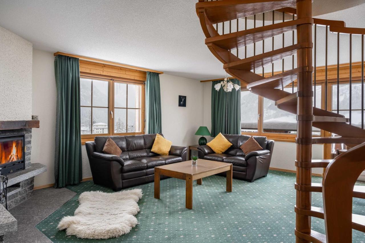 Touristen-Chalet Leukerbad Buitenkant foto